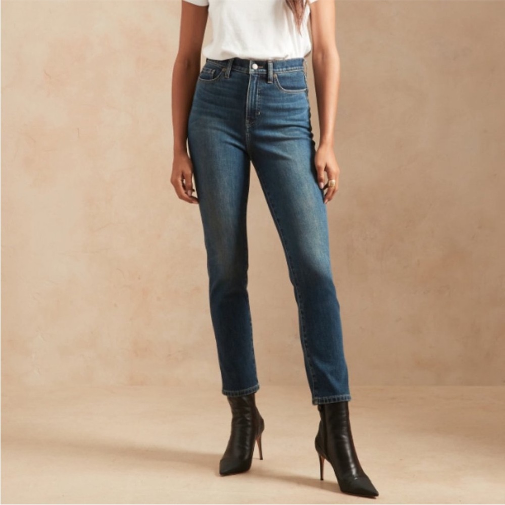 Banana Republic High Rise Blue Jeans